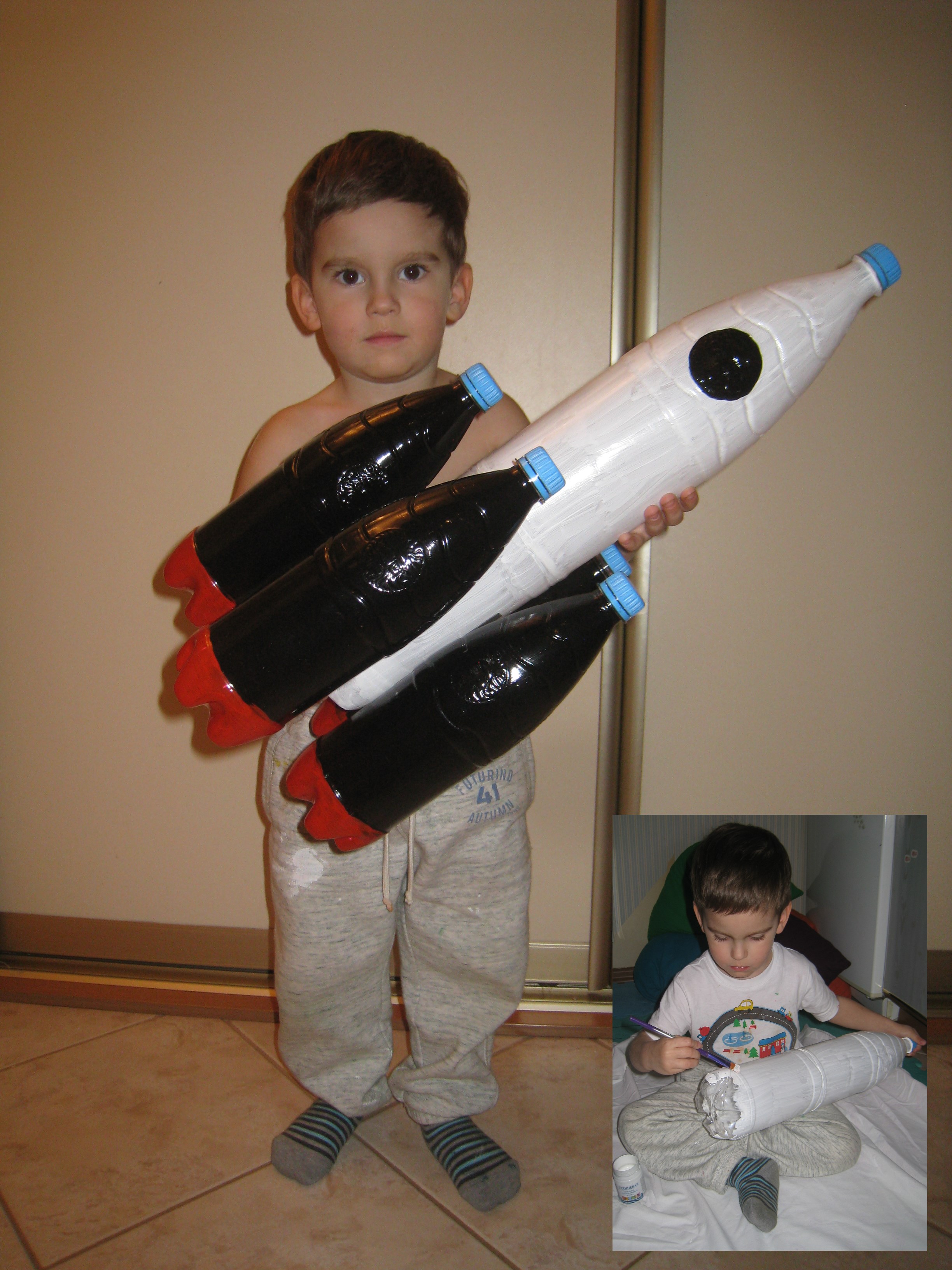 Ракета поделка в садик ко дню космонавтики. Ракета поделка. Ракета из бутылки. Макет ракеты своими руками. Поделки на тему космос.